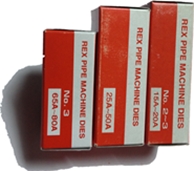 REX เร๊กซ์ ฟันต๊าบ เกลียวท่อไฟฟ้า NPT คอนดูด สำหรับเครื่องต๊าบ REX รุ่น N80A, N50A, N100A, 80ADX DIES