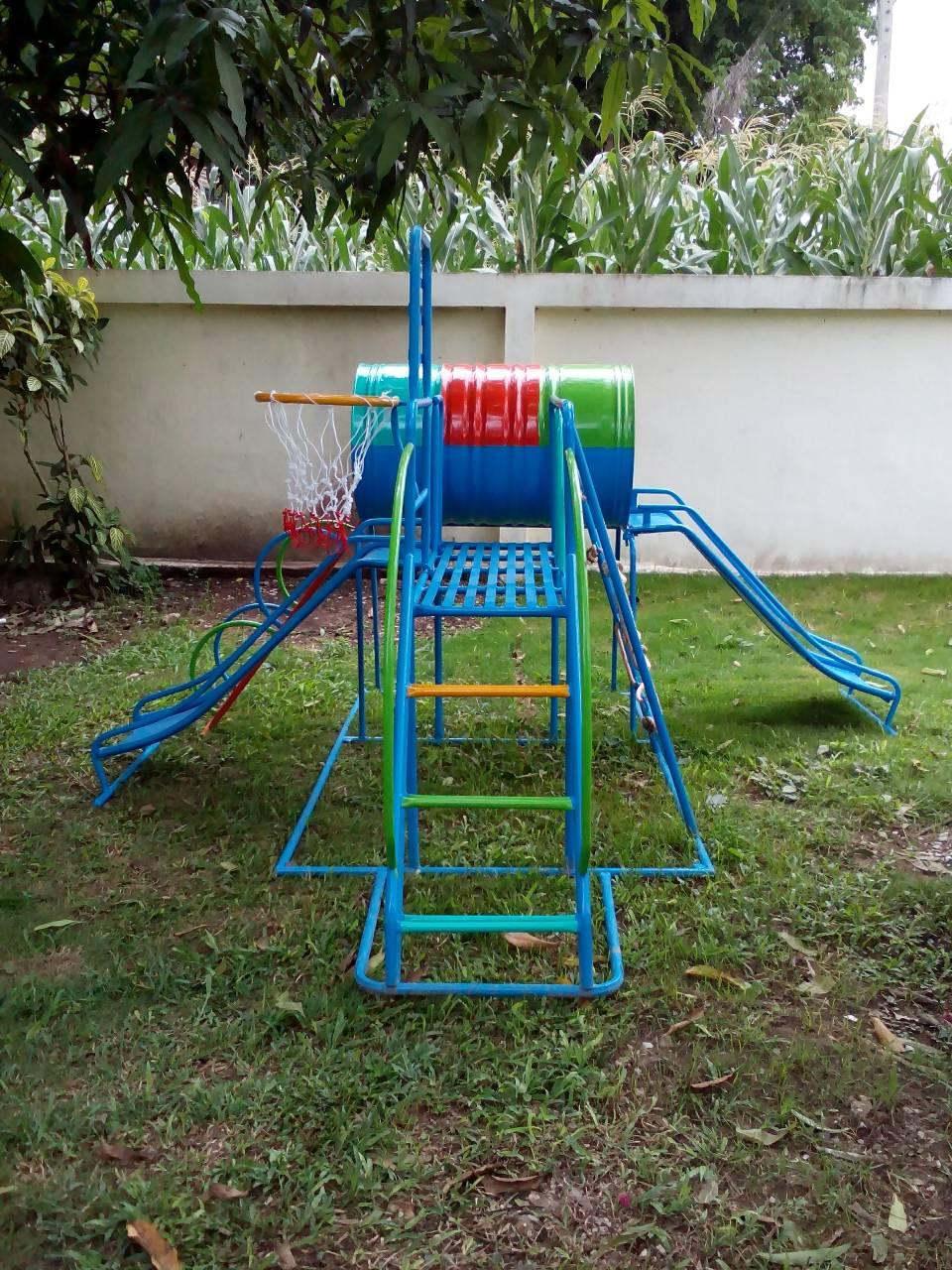 รหัส PG ผลงานติดตั้ง (อบต.จอมศรี อ.เชียงคาน จ.เลย) เครื่องเล่นสนามกลางแจ้งสำหรับเด็ก