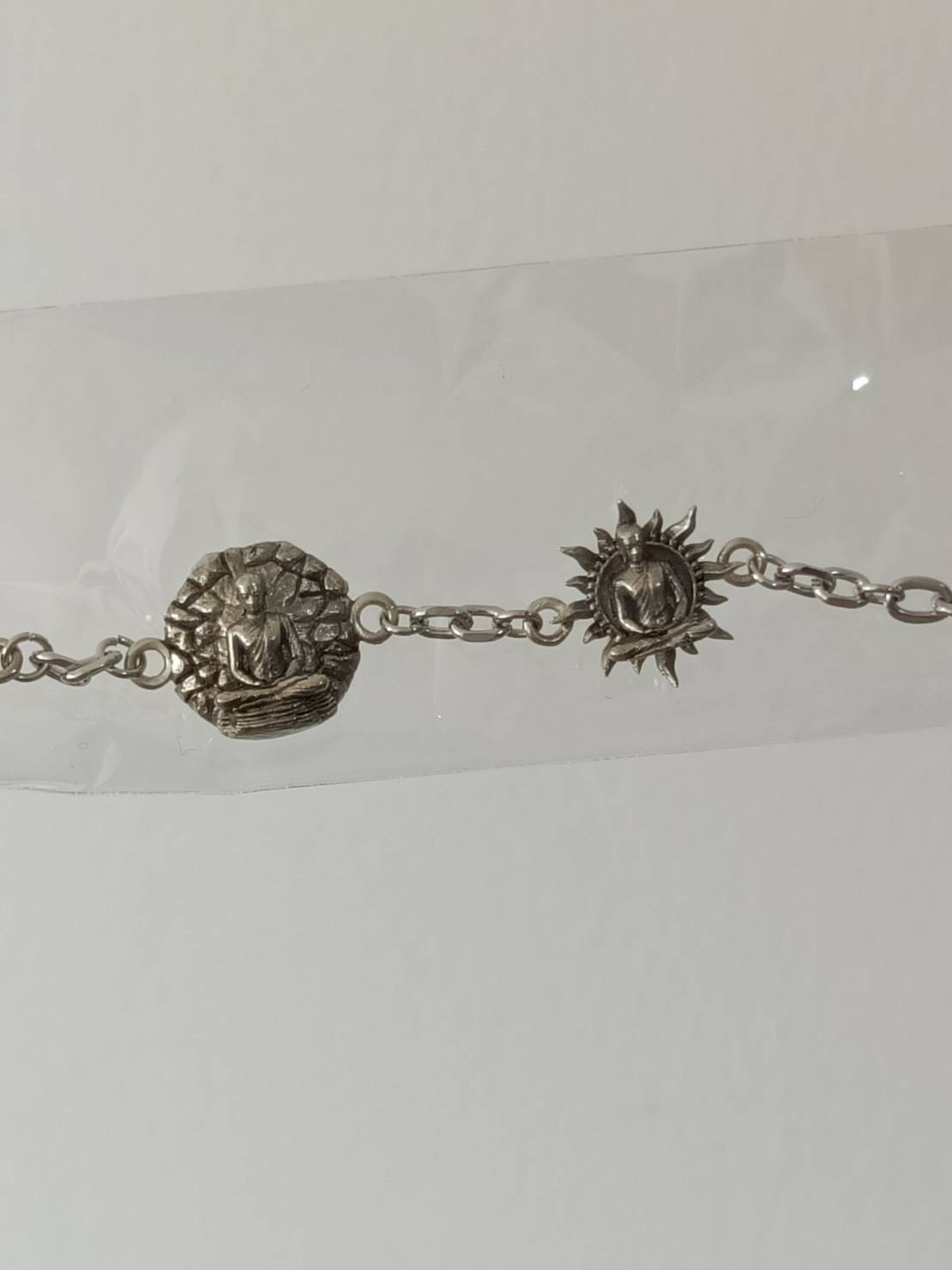 สร้อยข้อมือพระปัจเจกพุทธเจ้า 4 พระองค์(รมดำ) วัดเขาวง