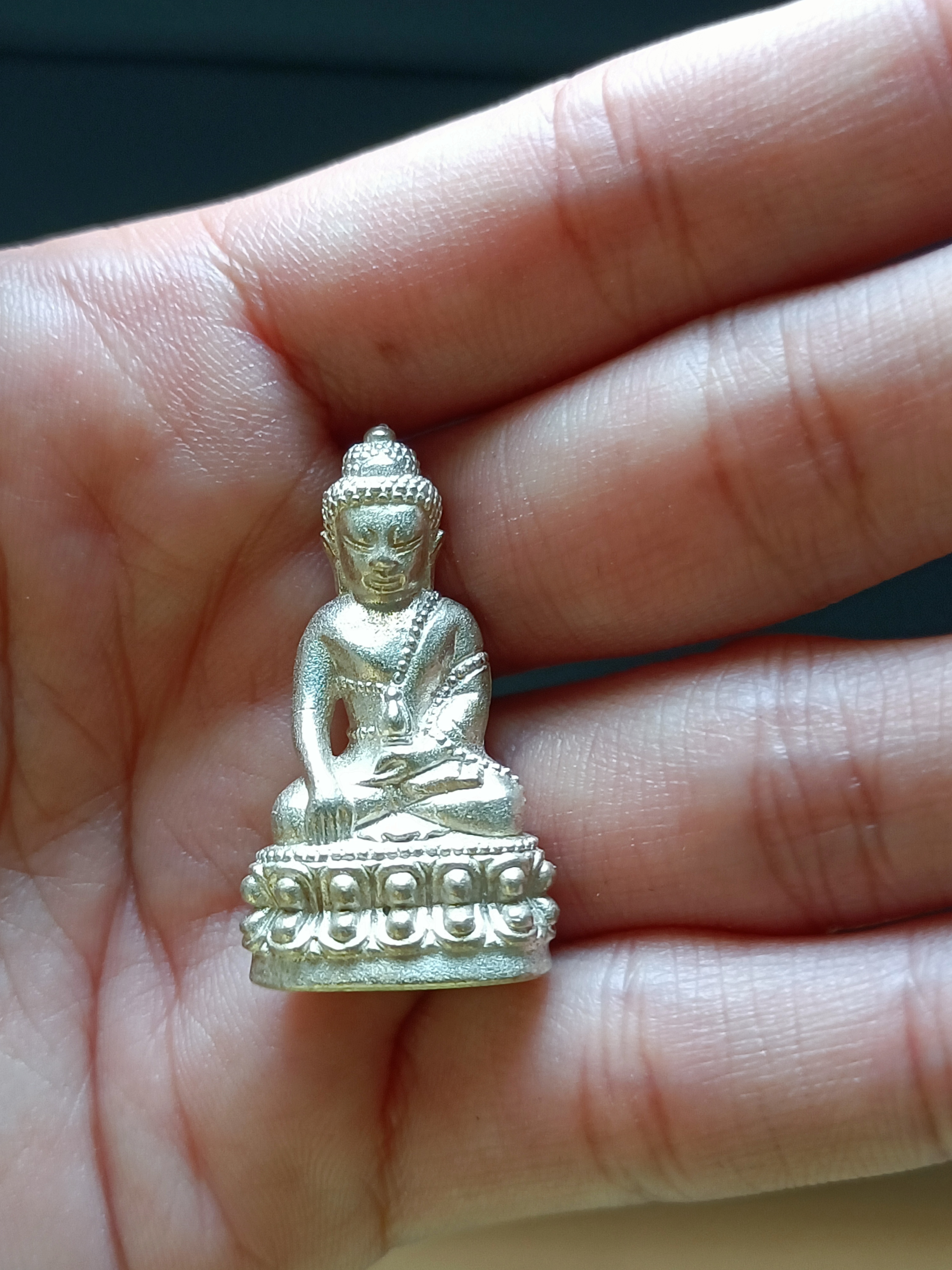 พระกริ่งชินบัญชรล้านนา เนื้อเงิน ครูบากฤษดา เลข 1517