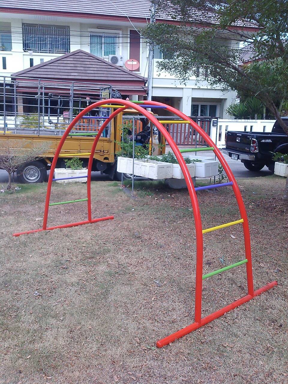 รหัส PG ผลงานติดตั้ง (หมู่บ้านชนกานต์กลางเมือง ม.4 ต.วิชิต อ.เมือง จุดที่2) เครื่องออกกำลังกายเด็ก