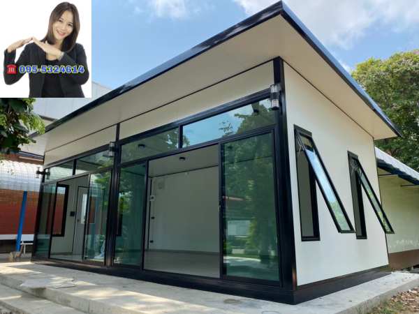 ออฟฟิศสำเร็จรูป บ้านสำเร็จรูป ขนาด4.00x8.00 เมตร