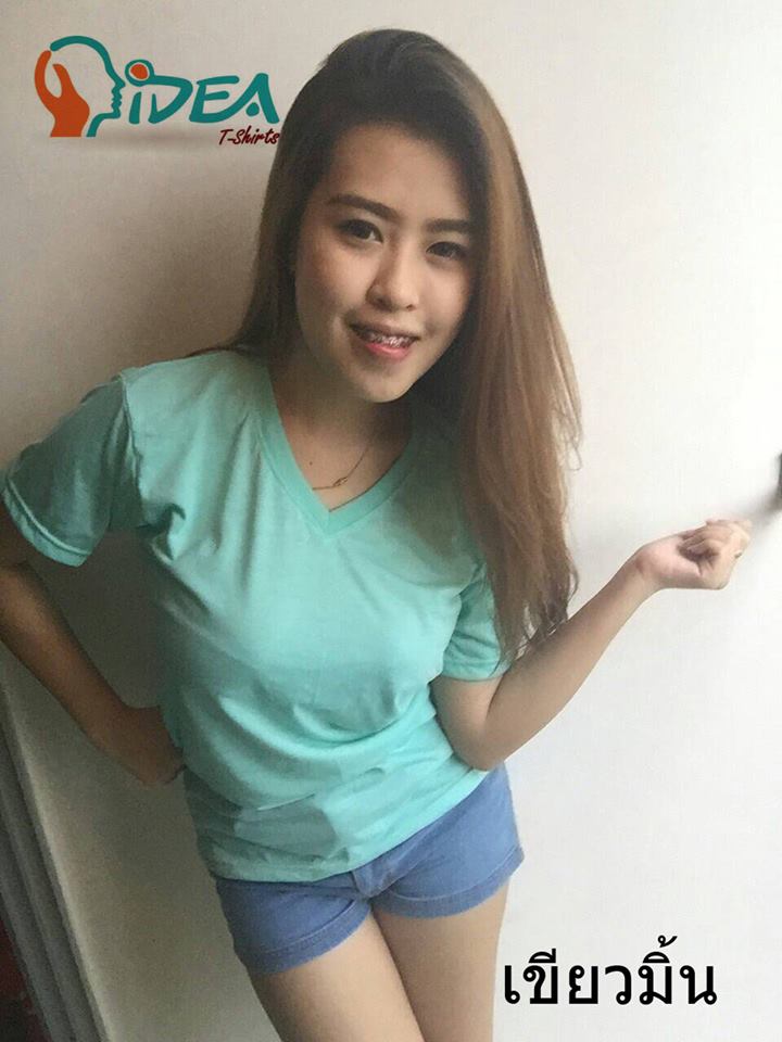 เสื้อเปล่า TK : สีเขียวมิ้น