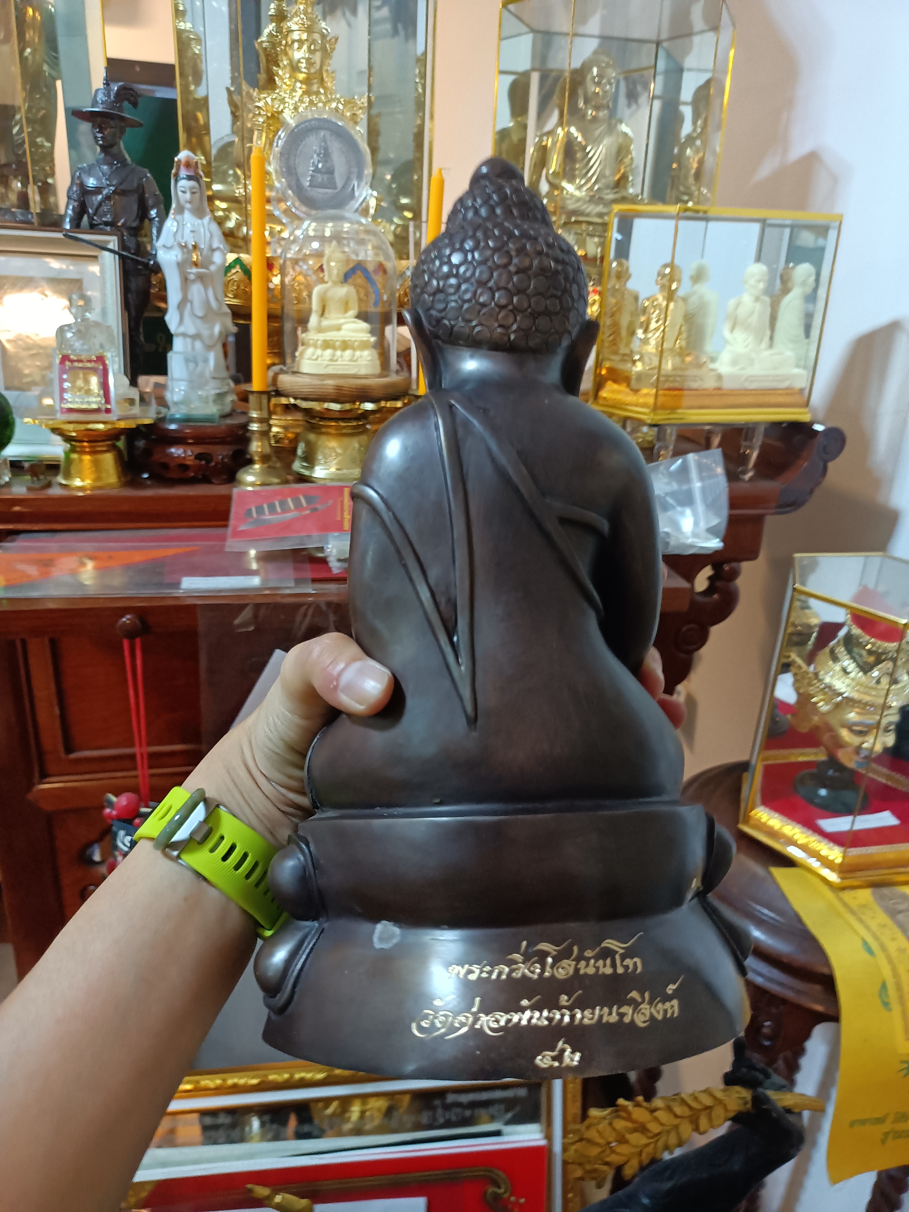 พระกริ่งโสนันโท วัดศาลพันท้ายนรสิงห์ ๑ ใน ๑๐๘ องค์ หน้าตัก ๕ นิ้ว ปี ๖๕