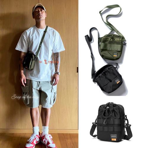 กระเป๋าสะพายข้าง Porter x MDNS ของใหม่ ของแท้ พร้อมส่ง กระเป๋าสะพาย กระเป๋าคาดเอว