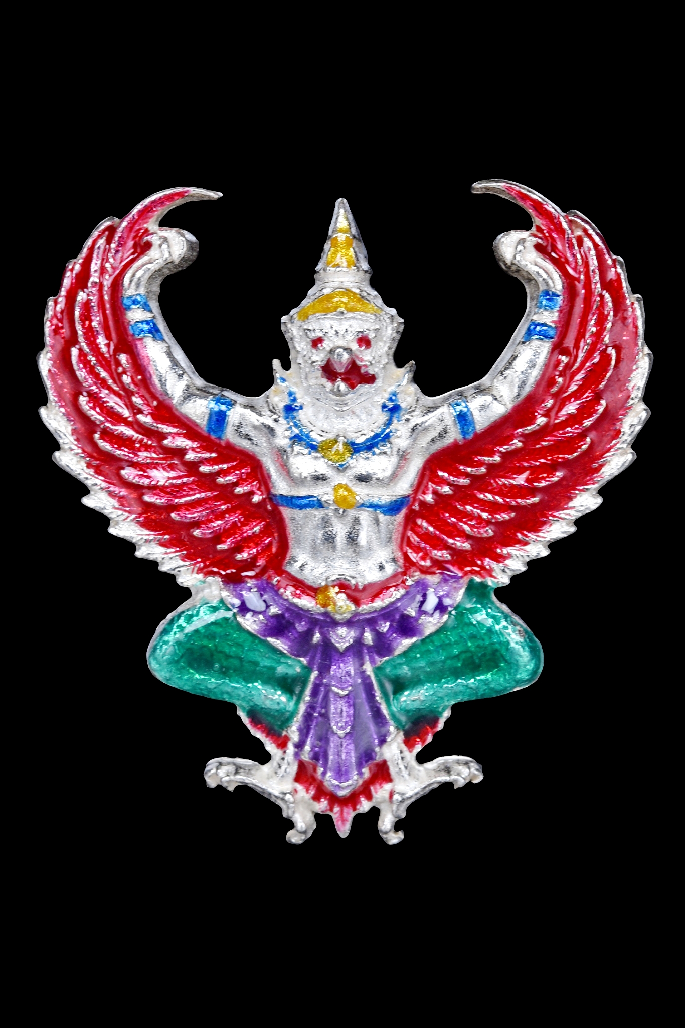 ครุฑเงินลงยา no.251 รุ่น ฉลองโบสถ์ อ.วราห์