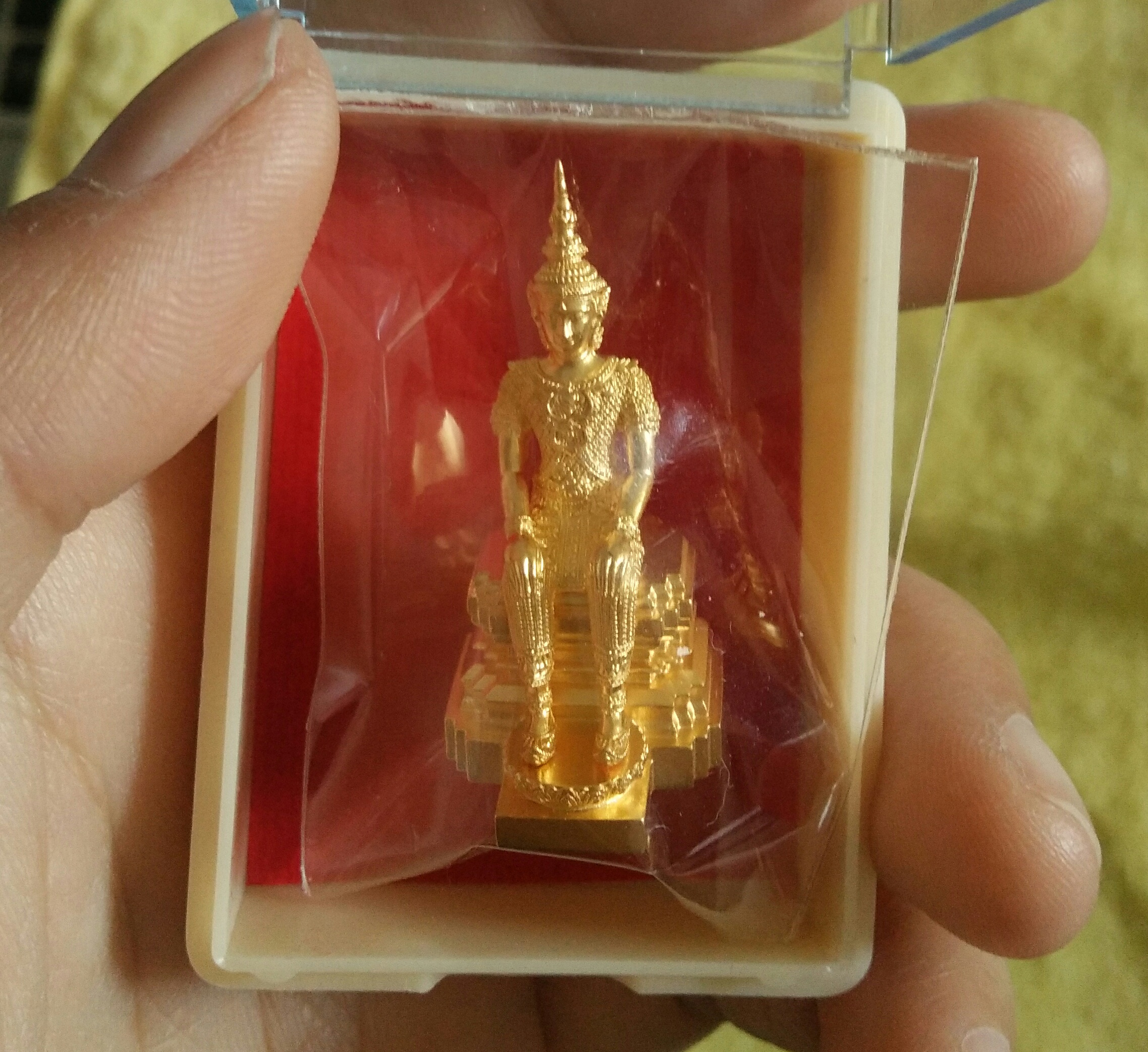 สมเด็จองค์ปฐมปางพระวิสุทธิเทพ ชุบทองคำแท้ วัดแม่สะลาบ