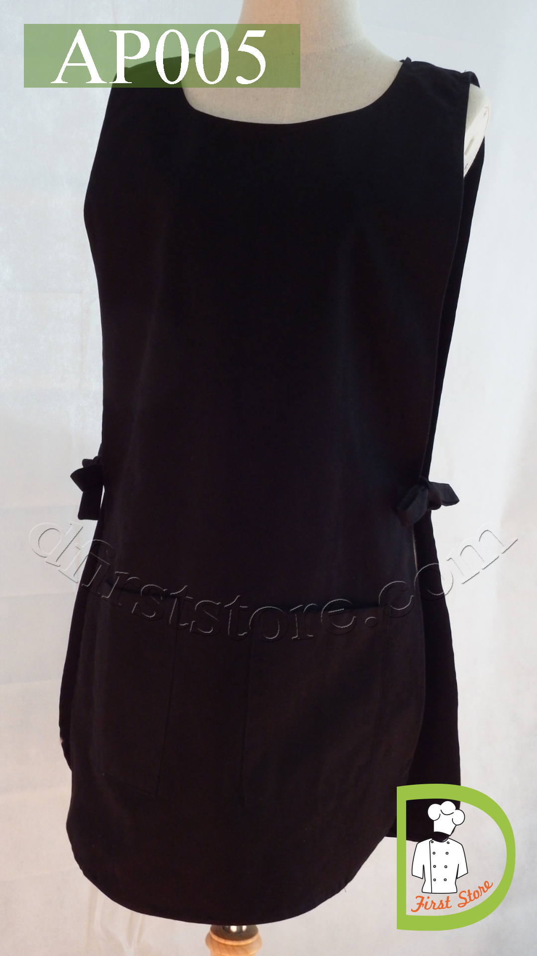 AP005 Full Body Covered Apron ผ้ากันเปื้อน แบบเอี๊ยม คลุมด้านหน้าและหลัง