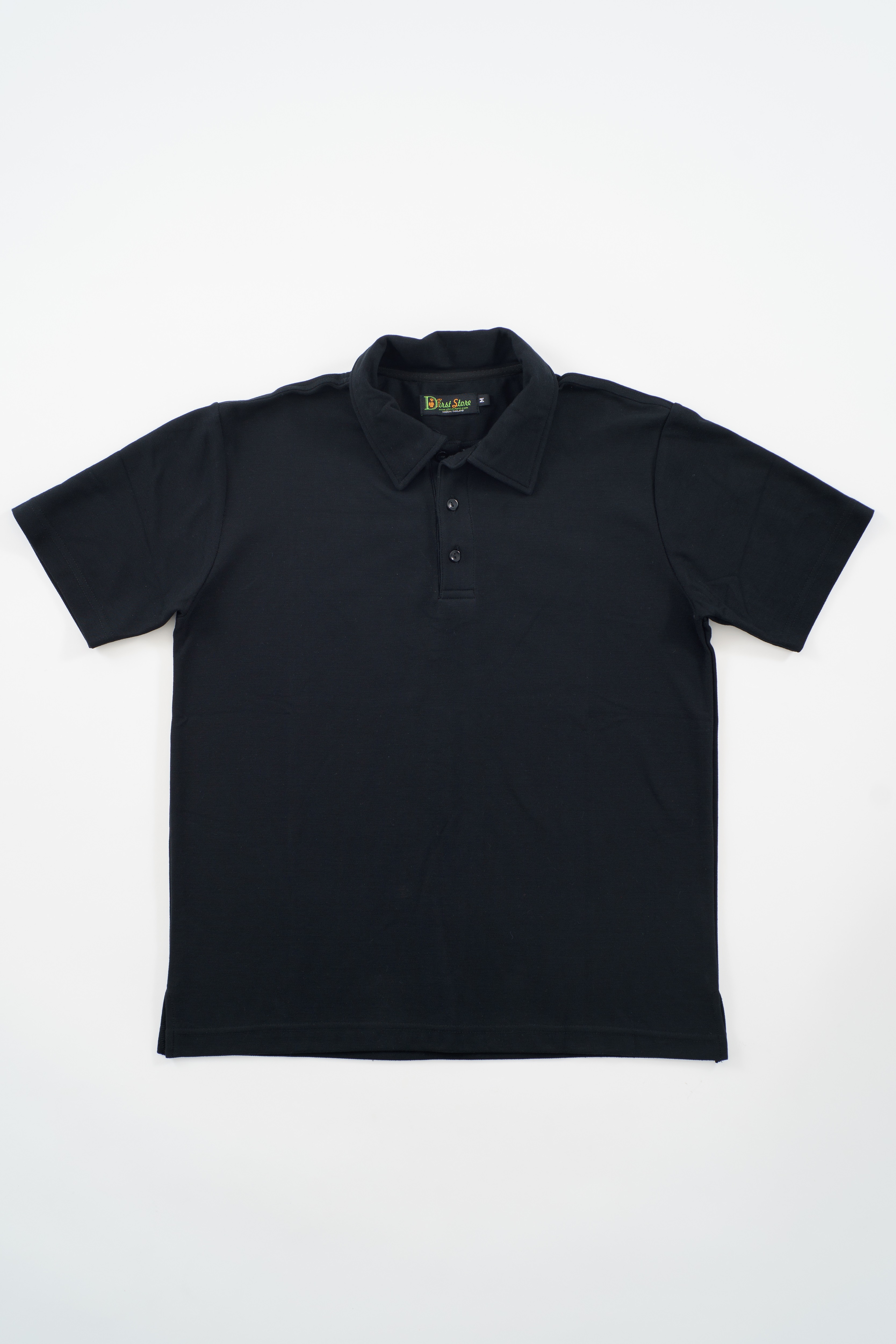PNS006 ชุดพนักงานเสริฟโปโล สีดำ แขนสั้น black polo with short sleeves