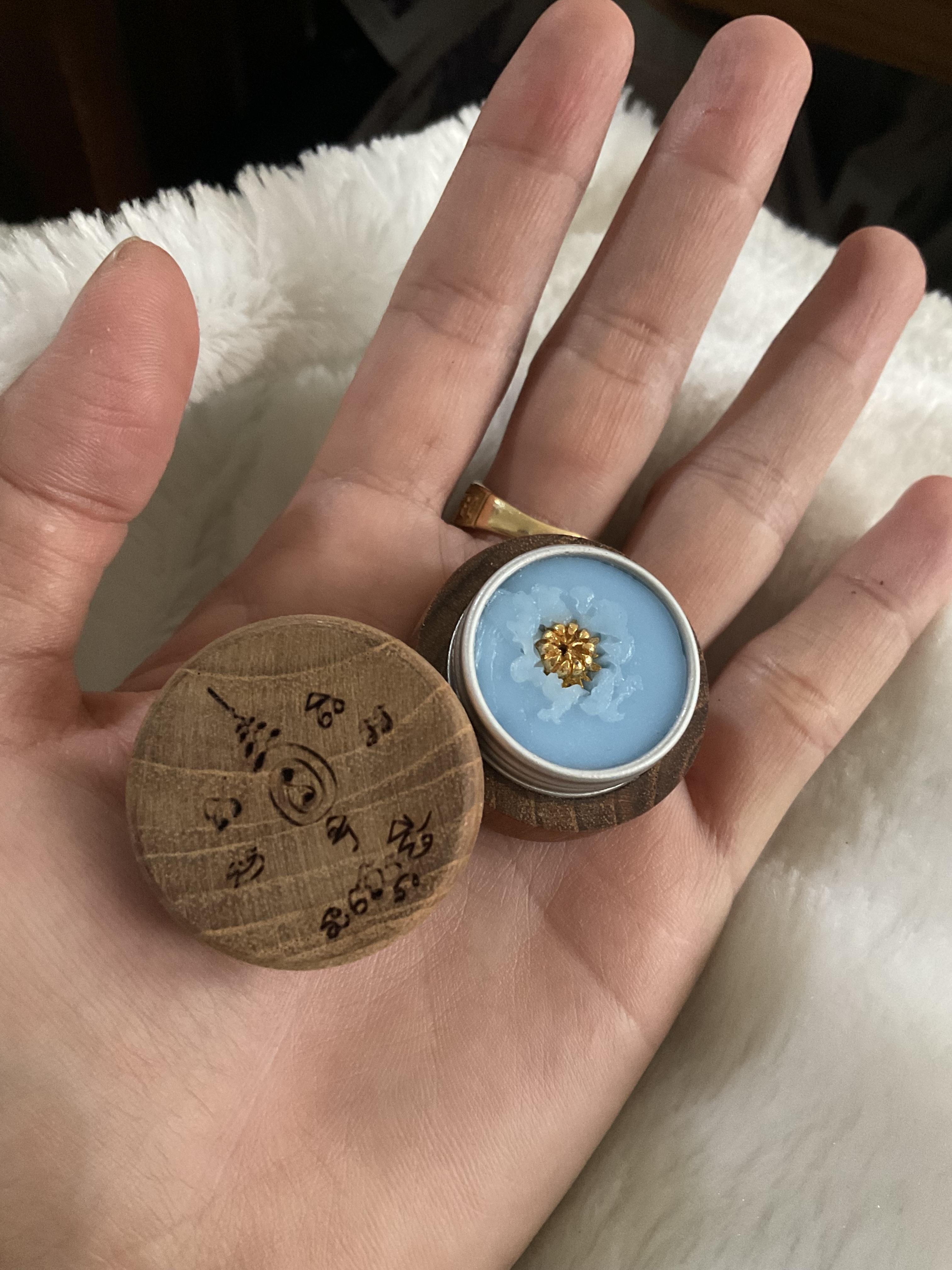 สีผึ้งนะเศรษฐี วัดบ้านห้วยน้ำขาว ลพ.เล็กเสก