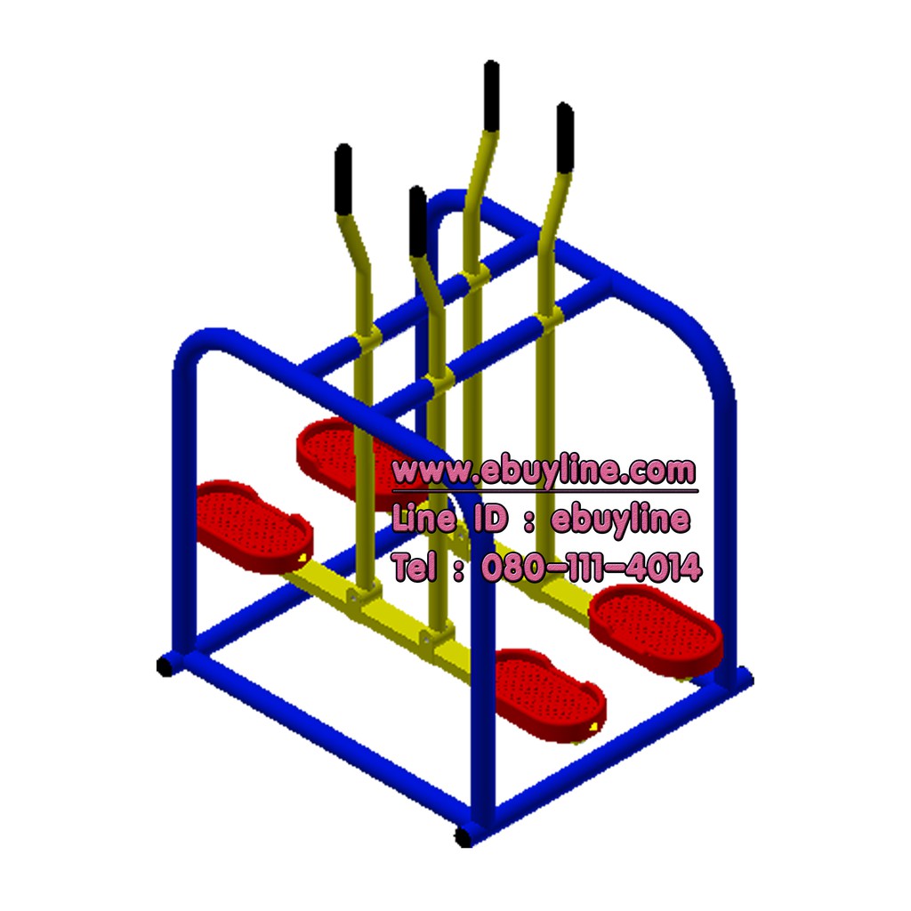 รหัสSM-19 อุปกรณ์บริหารสะโพก-หัวไหล่ (แบบโยก-เดินสลับเท้าคู่)