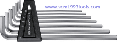 PB Swiss Tool พีบีสวิสทูล รุ่น PB214Z-H ประแจหกเหลี่ยมแบบยาวชุด (นิ้ว) Hex key L-wrench SET for hexagon socket screws,INCH size