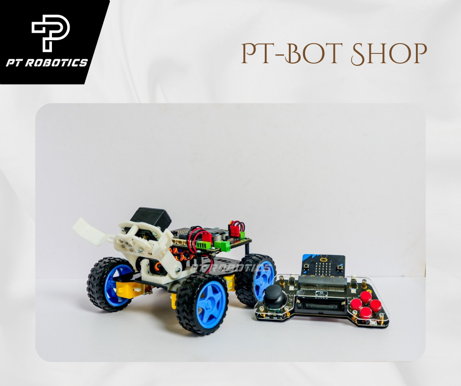 หุ่นยนต์บังคับมือไร้สาย Microbit