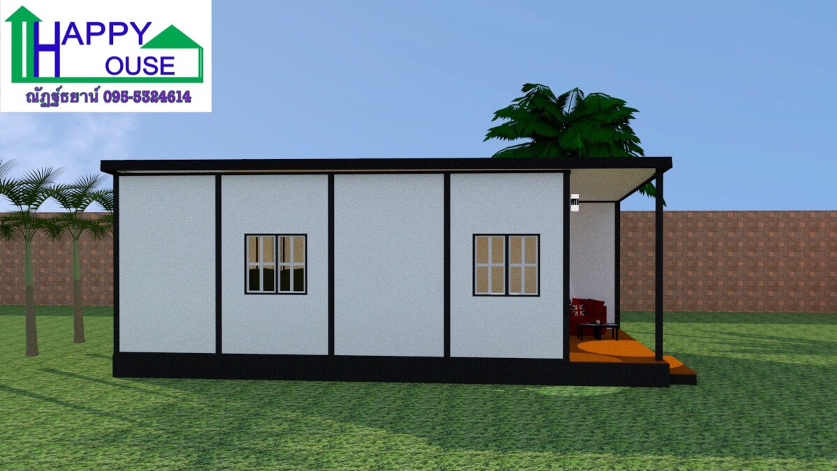 บ้านสำเร็จรูป บ้านน็อคดาวน์ สร้างออฟฟิศ happyhouse ND-06