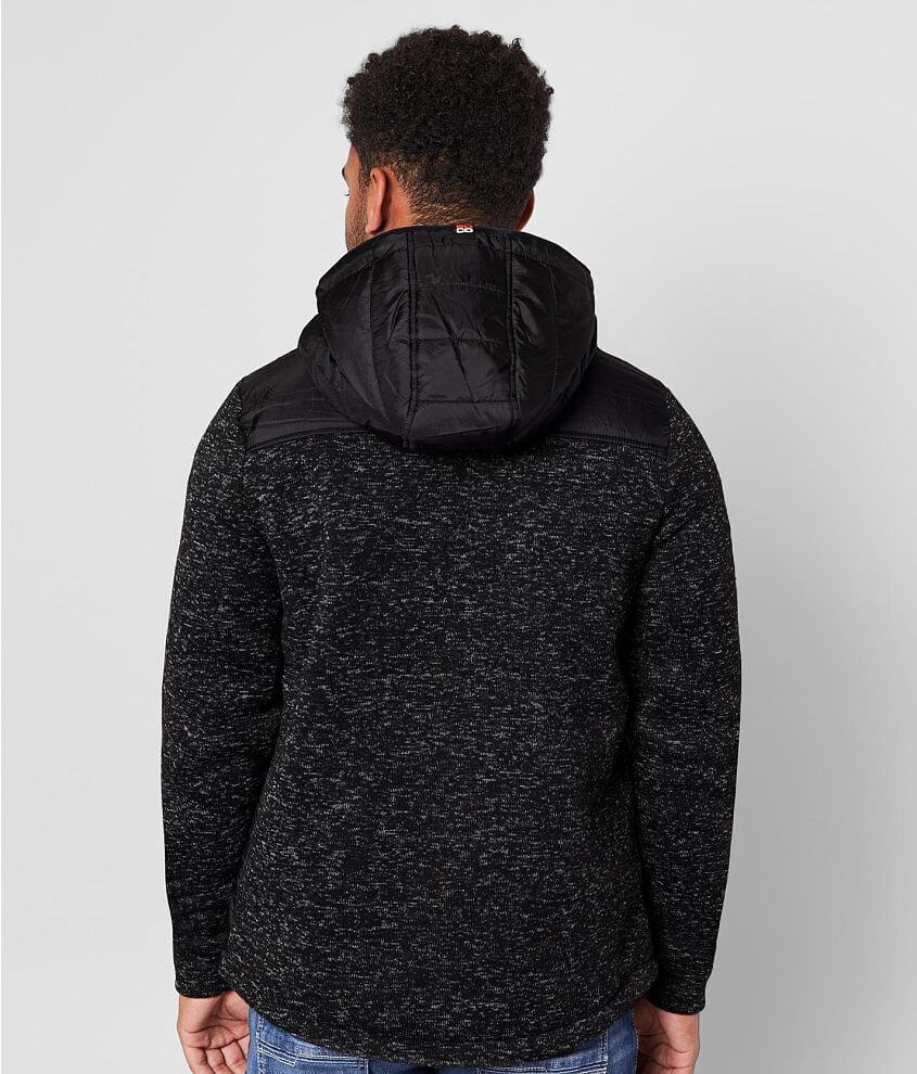 เสื้อกันหนาว Superdry Storm Hybrid Ziphood - Black ของใหม่ ของแท้ พร้อมส่งจากไทย