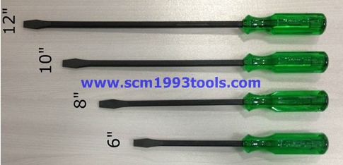 CHAMPION แชมเปี้ยน ไขควงแกนดำทะลุ ปากแบน 6-8-10-12 นิ้ว ของแท้ ญี่ปุ่น screwdriver