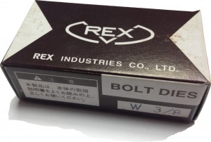 REX เร๊กซ์ ฟันต๊าบ เกลียวน๊อต BSW สำหรับเครื่องต๊าบ REX รุ่น N80A, N50A, N100A DIES