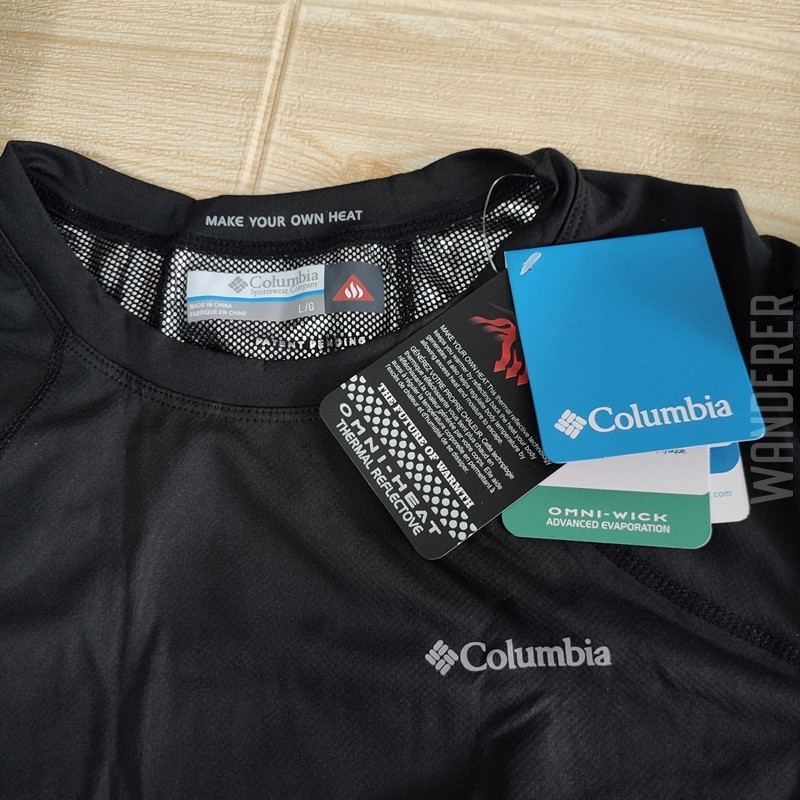เสื้อและกางเกง ลองจอน Columbia Midweight Baselayer Omni-Heat ของแท้ พร้อมส่งจากไทย