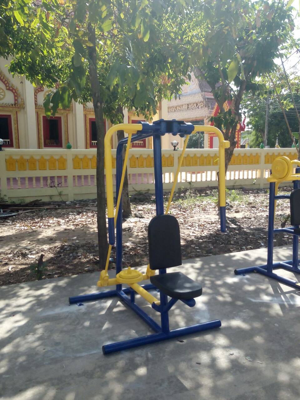 รหัส SM ผลงานติดตั้ง (สวนสาธารณะทุ่งศรีเมือง อ.เมือง จ.อุบลราชธานี) เครื่องออกกำลังกายกลางแจ้ง