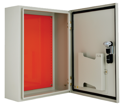 KBJX ตู้ไฟสวิทช์บอร์ดแบบกันฝุ่นกันน้ำ ฝา 1 ชั้น ไม่มีหลังคา แบบเชื่อมรอบ