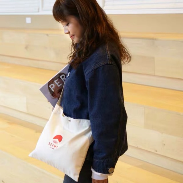 กระเป๋าผ้าสะพายข้าง Beams Japan Sacoche Bag รุ่นพิเศษจากญี่ปุ่น ของใหม่ ของแท้ พร้อมส่ง