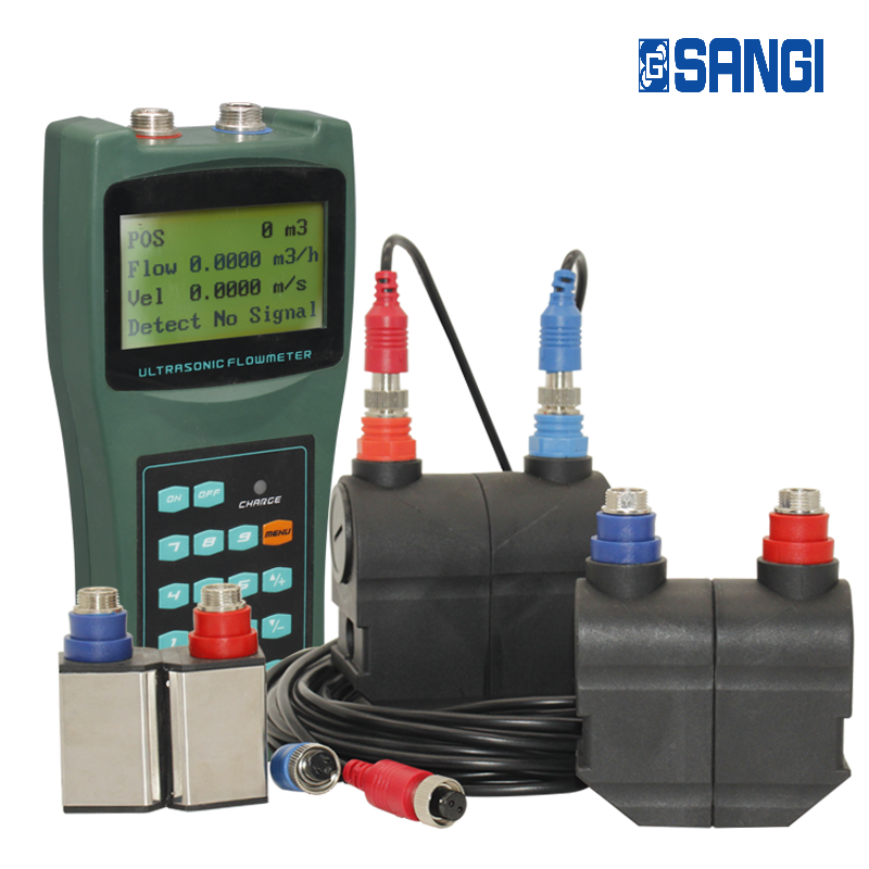 7.6.1. มิเตอร์วัดการไหลแบบอัลตร้าโซนิกชนิดพกพา ยี่ห้อ SANGI SG-QTDS-H-S2,M2-5/DN15-DN700 (Handheld Ultrasonic Flow Meter)