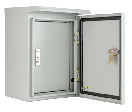 KBSD ตู้ไฟสวิทช์บอร์ดไซส์มาตรฐานแบบกันน้ำมีหลังคา ฝา 2 ชั้น (ฝานอกทึบ)