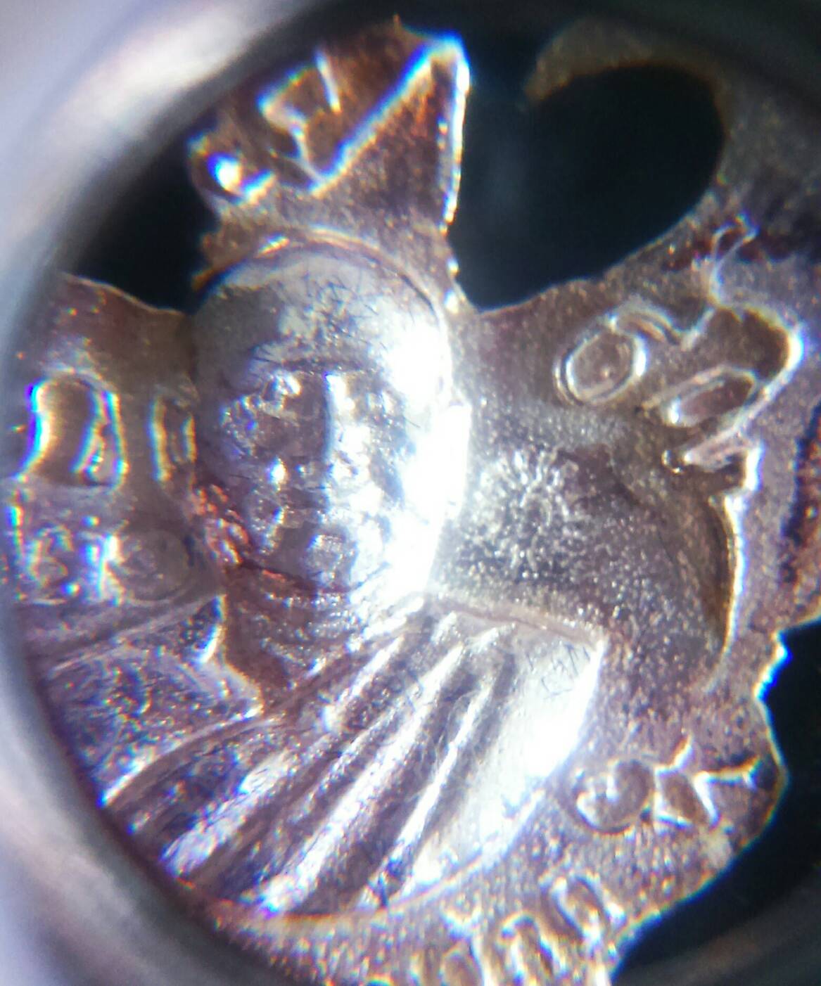 องค์พญาครุฑ รุ่น เลื่อนสมณศักดิ์ No.๑๖๒๑ (เจิมและเสกซ้ำ) ปี 56 เนื้อเงินลงยา อ.วราห์ วัดโพธิทอง