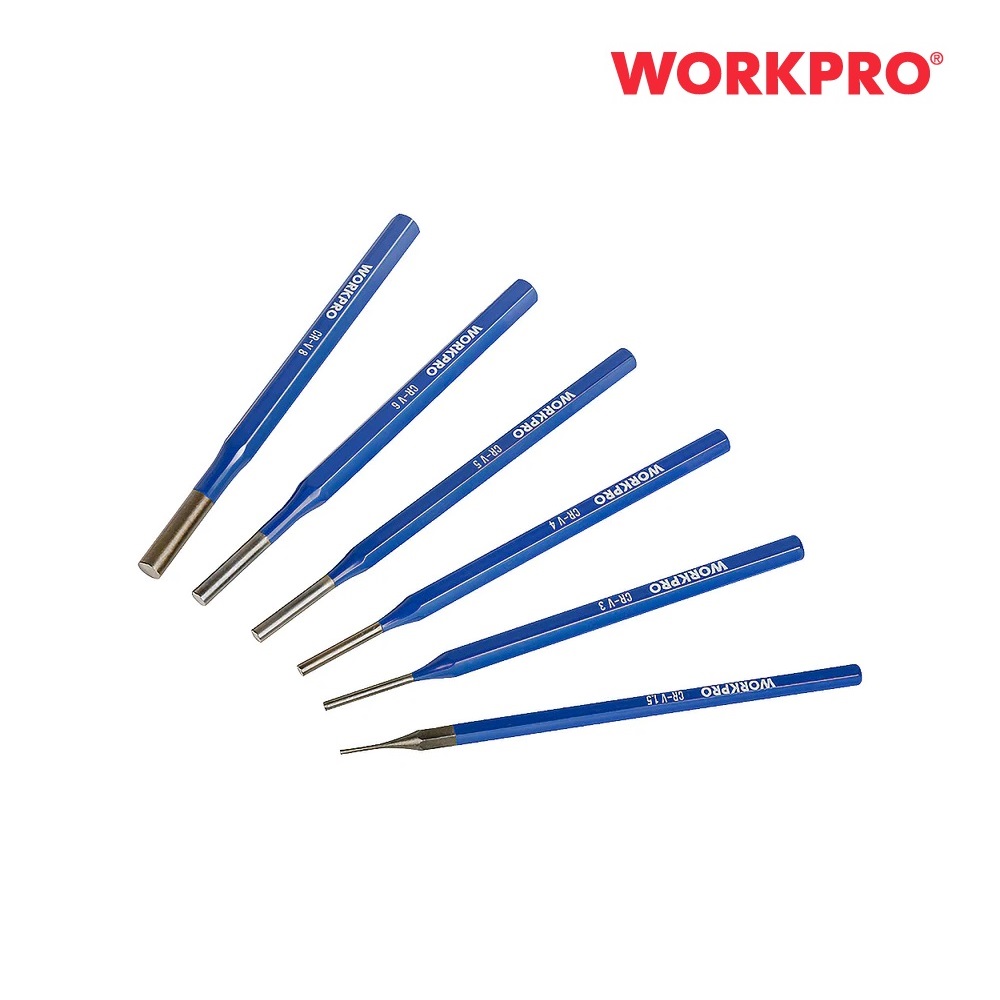 WORKPRO ชุดเหล็กส่ง 6 ชิ้น (WP201304)