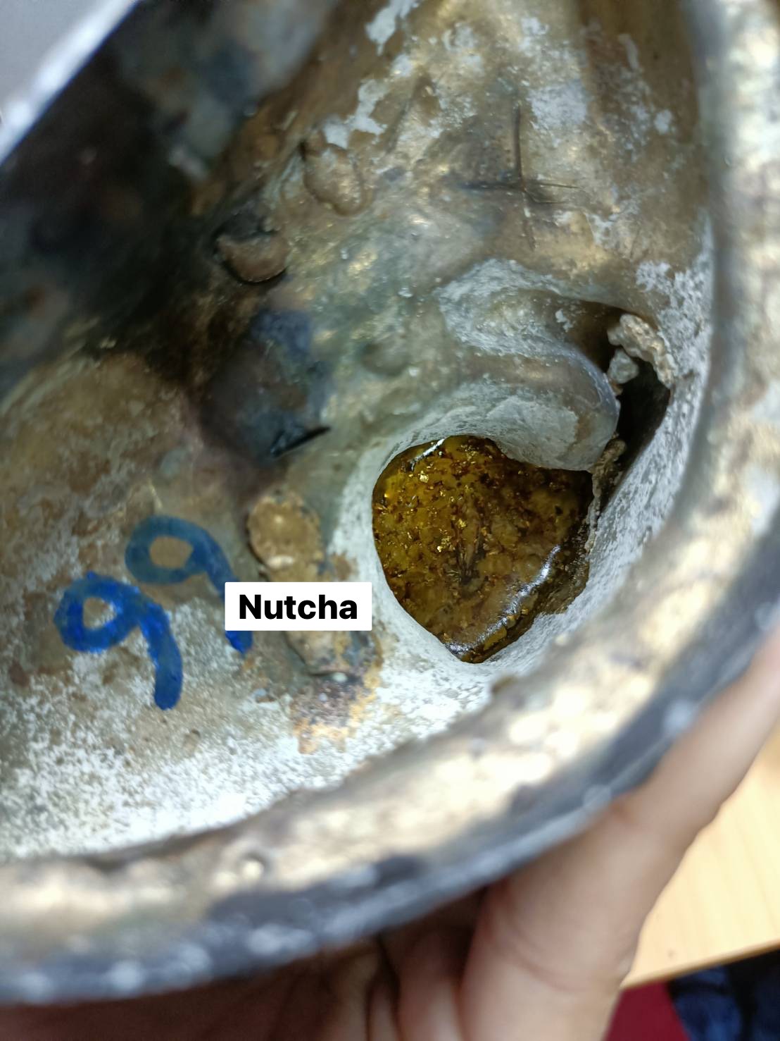 พระประธาน ขนาดบูชา ๕ นิ้ว รมดำ No.๖๙๓ รุ่น อนุสรณ์ครบ ๑๕๑ ปี วัดระฆัง ลพ.เล็ก ร่วมพุทธาภิเษก