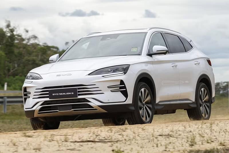 ชายบันไดรถ สคัพเพลท BYD SEALION6 บีวายดี ซีไลอ้อน6 ปี 2024-ปัจจุบัน Scuff Plate (สเตนเลสแท้ 304)