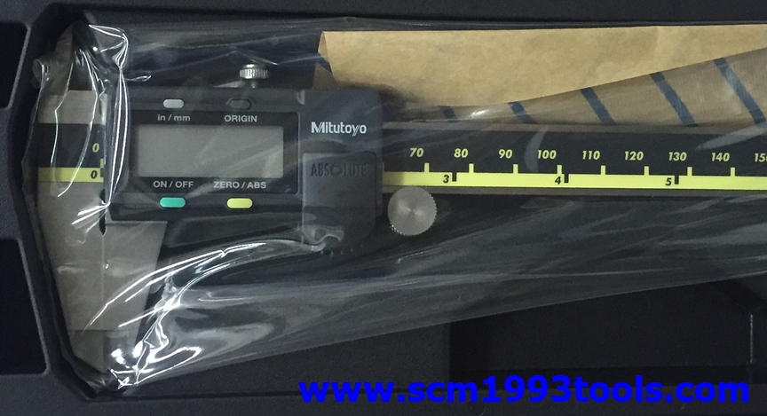 เวอร์เนียดิจิตอล 6 นิ้ว Mitutoyo รุ่น 500-171-30 ABSOLUTE Digimatic Caliper 150mm / 6" ญี่ปุ่น คุณภาพดี