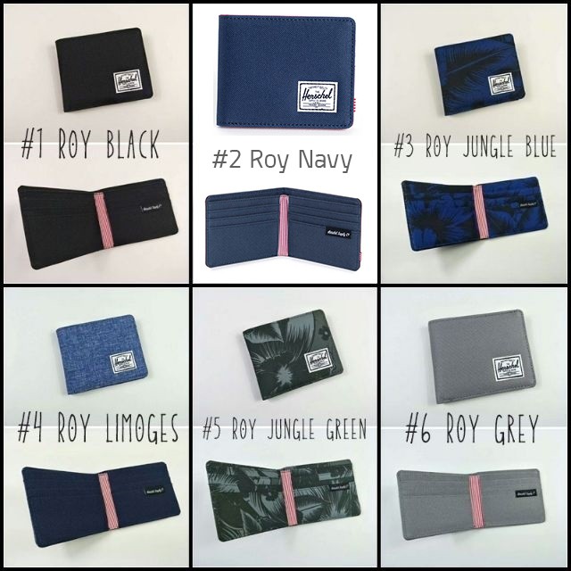 ของแท้ พร้อมส่ง กระเป๋าสตางค์ HERSCHEL ROY WALLET 20 สี มีครบทุกรุ่น พร้อมรูปถ่ายจากสินค้าจริง ด้านใน