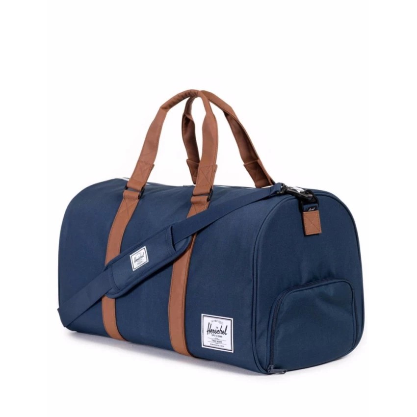 Herschel Supply - Novel Duffle Navy/Tan กระเป๋าสะพายข้าง ของแท้ พร้อมส่ง