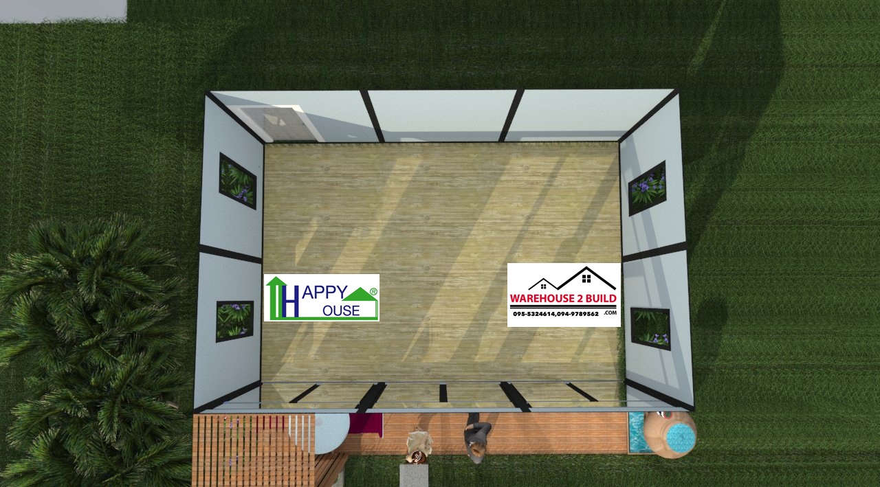 บ้านสำเร็จรูป บ้านน็อคดาวน์ สร้างออฟฟิศ happyhouse ND-09