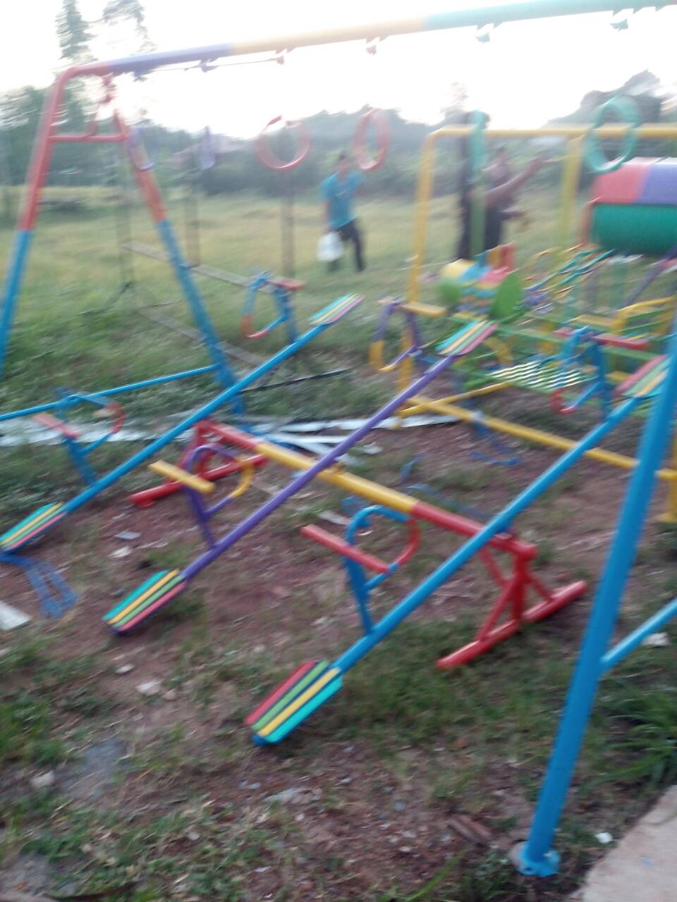 รหัส PG ผลงานติดตั้ง (อบต.โคกกรวด อ.ปากพลี จ.นครนายก) เครื่องเล่นสนามกลางแจ้งสำหรับเด็ก