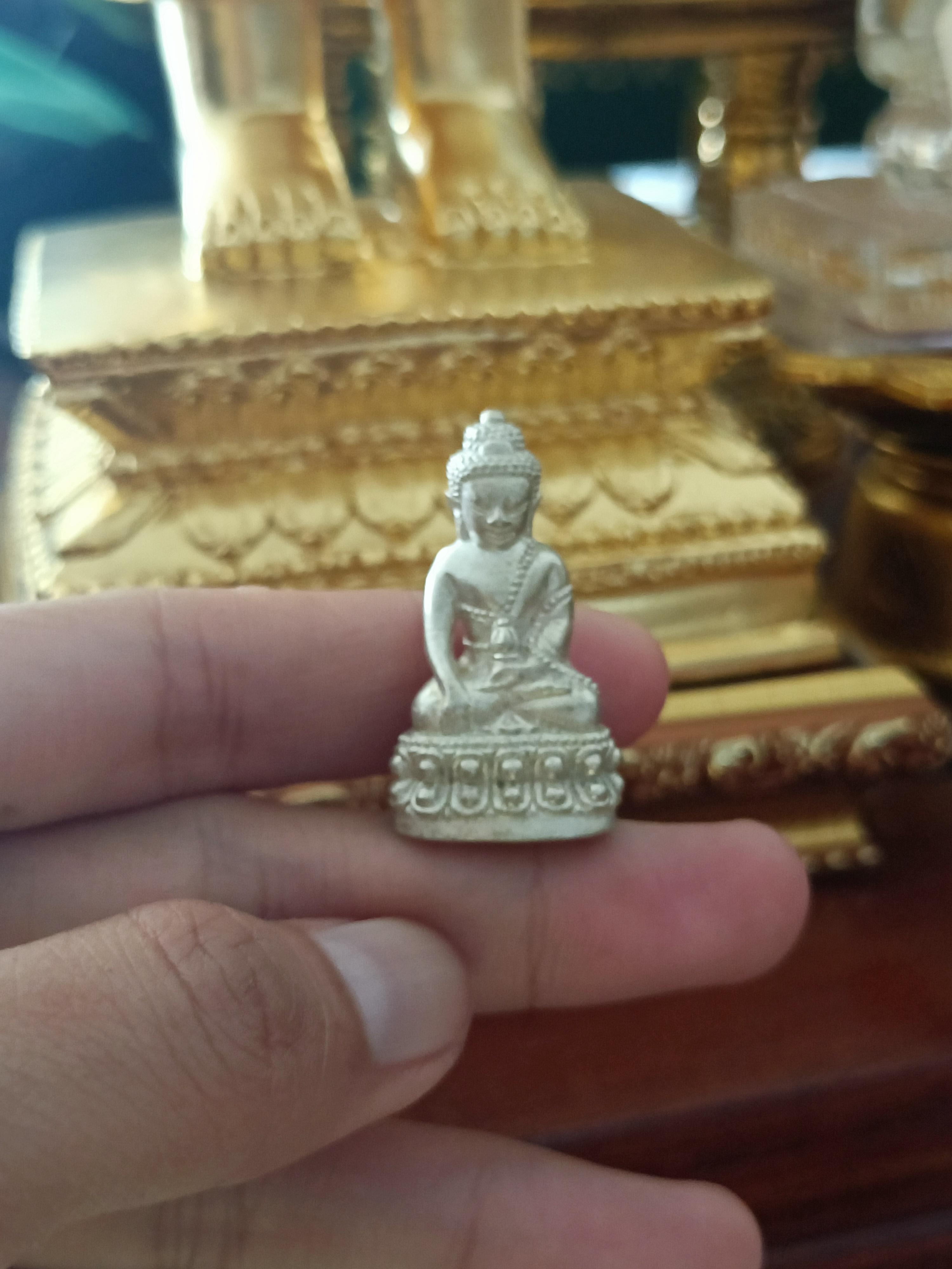 พระกริ่งชินบัญชรล้านนา เนื้อเงิน ครูบากฤษดา เลข 1517