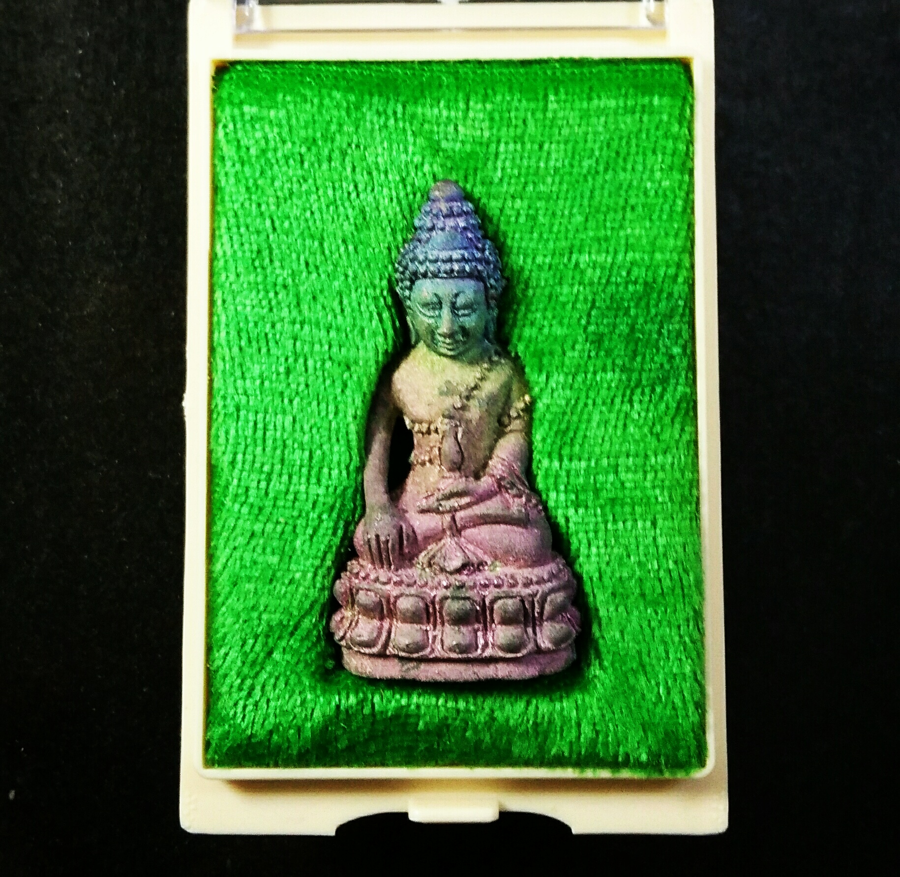 พระกริ่งอุปัทเทยยะ รุ่น ปลดหนี้ เนื้อรวมแร่ ปี 61 ลพ.หนุน