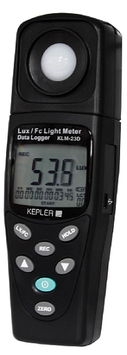 เครื่องวัดความเข้มแสง (Data-logging Auto Ranging Light Meter) แบรนด์ : KEPLER รุ่น : KLM-23D