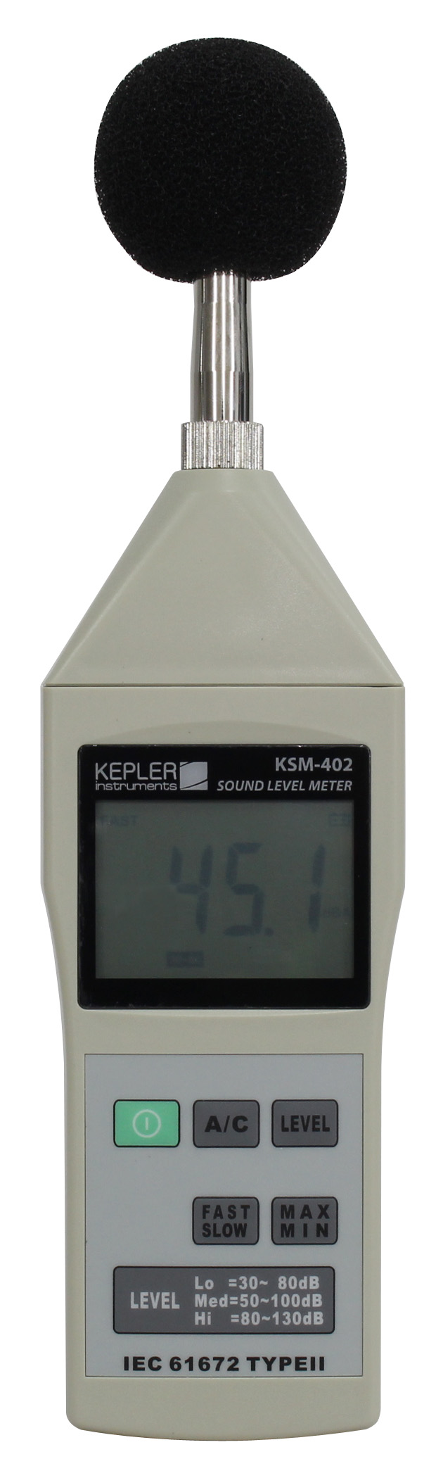 เครื่องวัดระดับเสียง (Sound level meter) แบรนด์ : KEPLER รุ่น : KSM-402