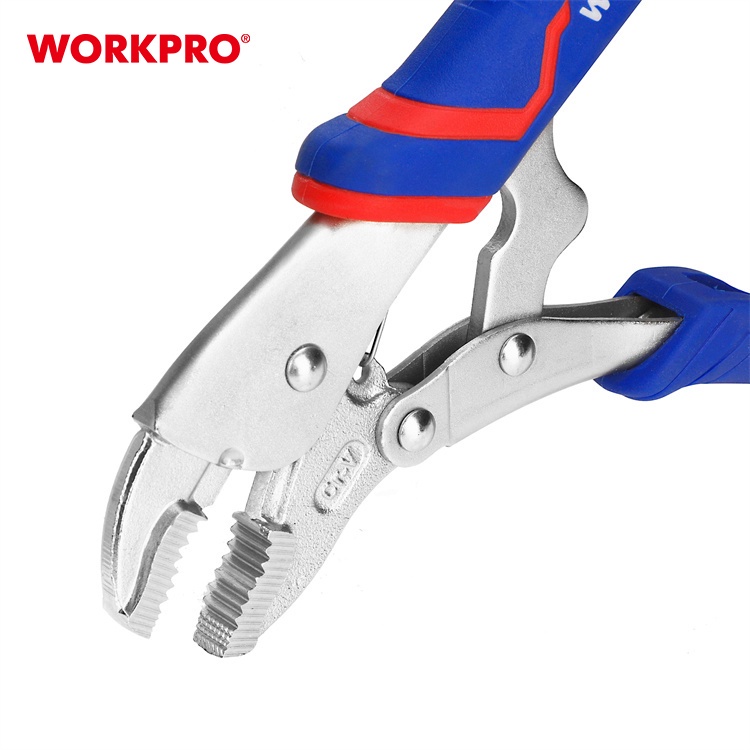WORKPRO คีมล็อคปากโค้ง CR-V