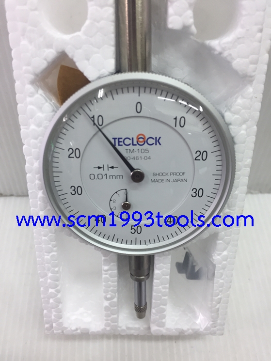 TECLOCK เทคลอค รุ่น TM-105 เกจตั้งศูนย์ ไดอัลเกจ DIAL GAUGE