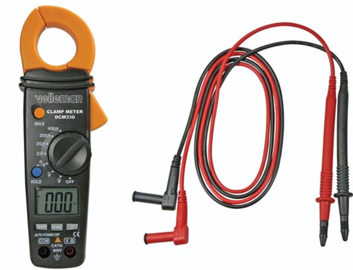 DIGITAL CLAMP MULTIMETER WITH DATA-HOLD FUNCTION AND BACKLIGHT