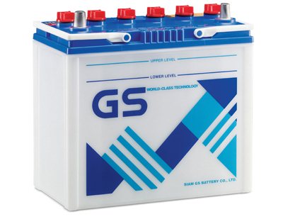ราคา แบตเตอรี่รถยนต์ GS NS60R 12V 45Ah 325 CCA 13 แผ่น
