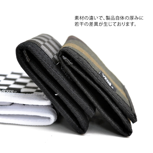 กระเป๋าสตางค์ Vans Slipped Wallet - Black/Gun Metal Grey ของแท้ พร้อมส่งจากไทย