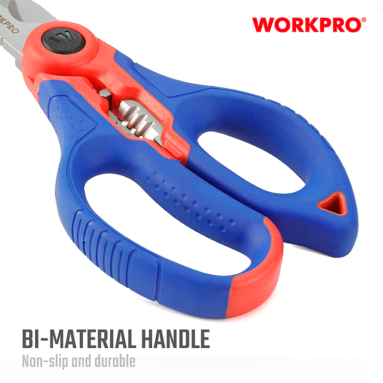 WORKPRO กรรไกรตัดสายไฟ กรรไกรตัดสายไฟอเนกประสงค์ รุ่น WP294003