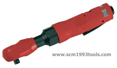Shinano ชินาโน่ รุ่น SI-1340B ด้ามฟรีลม 3/8 นิ้ว หุ้มยาง รุ่นงานหนัก ลมออกหน้า ญี่ปุ่น RACHET WRENCHES