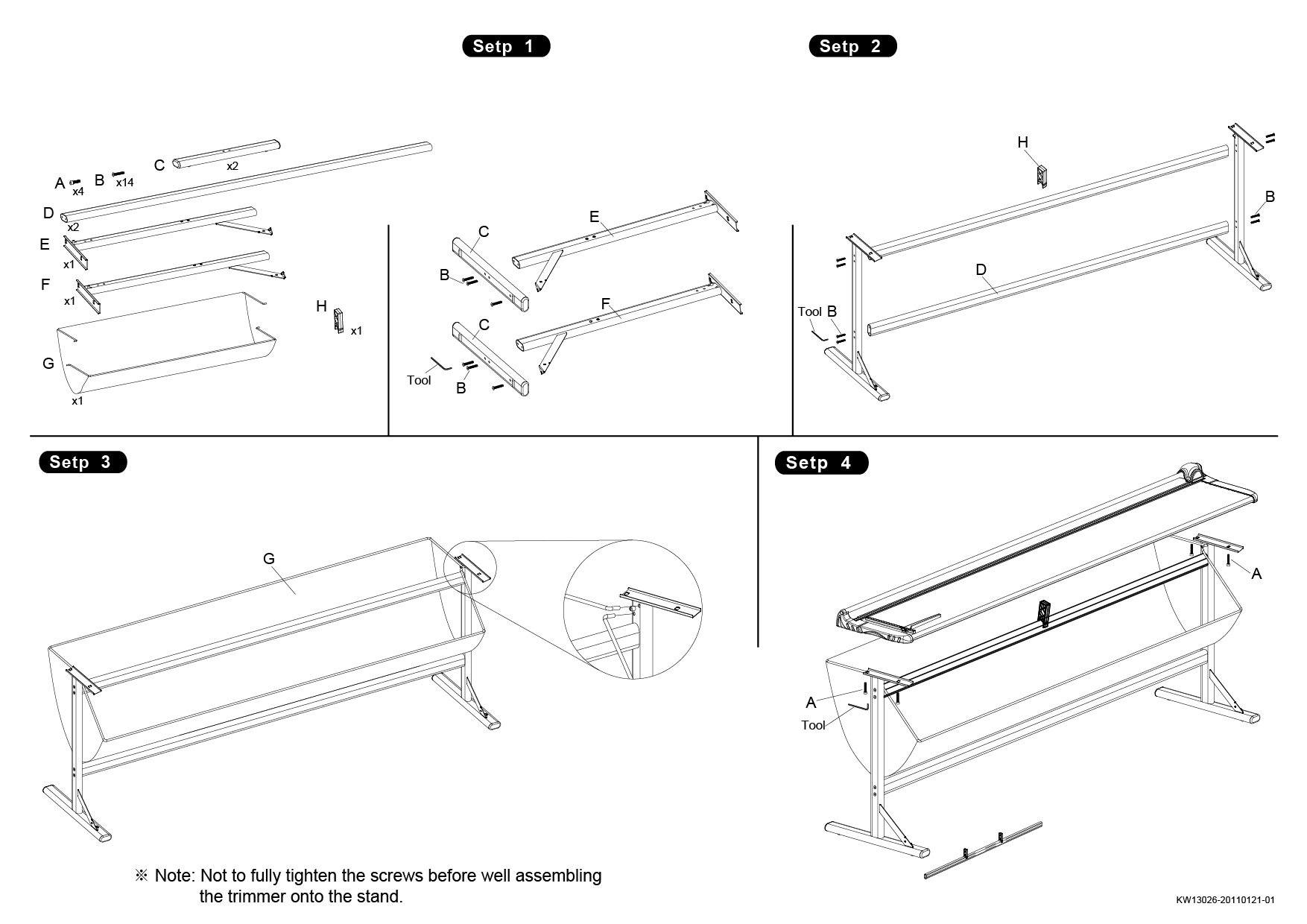 เครื่องตัดกระดาษ A6 - A1 รุ่น 3021 (13021)