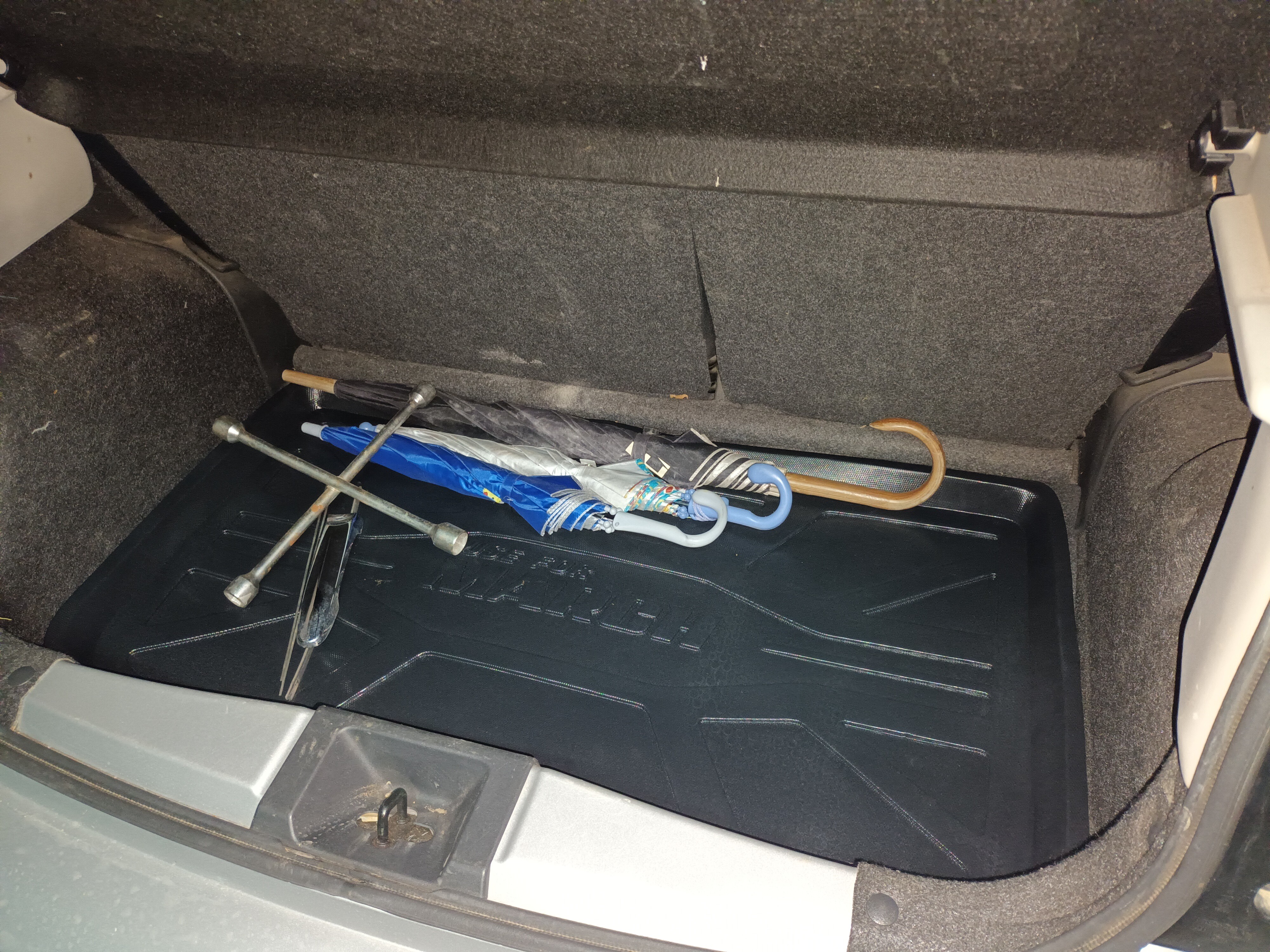 ถาดท้ายรถ Nissan March ถาดรองท้ายรถ ถาดเก็บของท้ายรถ นิสสัน มาร์ช ปี 2010-ปัจจุบัน