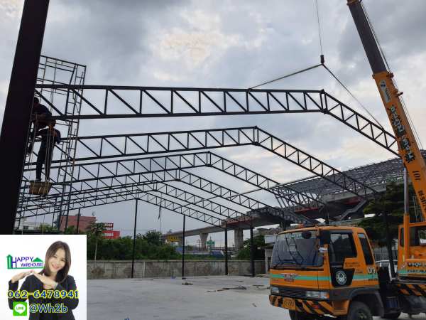 โกดังสำเร็จรูป รามคำแหง ขนาด22x35x6.00เมตร